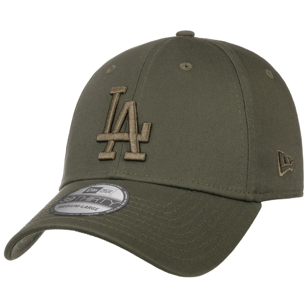 New Era 39Thirty Uni LA Dodgers Flex Cap Olive/Olive M/L Los Angeles